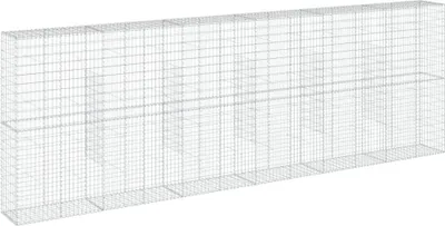 Obrázek produktu pro vidaXL Gabion s víkem 600x50x200 cm Pozinkované železo