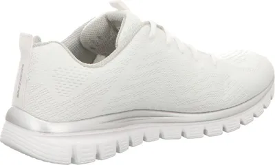 Obrázek produktu pro Skechers Graceful - Get Connected - White / Silver Polyester Velikost: 38 Regular