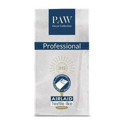 Produktbild von Paw Professional Pocket Airlaid My First Communion Gold Napkins 40 X40 cm, skládané 1/8, 25 kusů. V balení