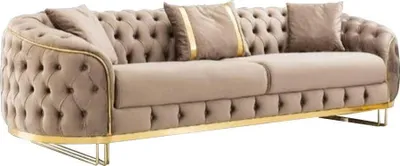 Produktbild von Stilvoller Dreisitzer Wohnzimmer Chesterfield Sofa Möbel JVmoebel