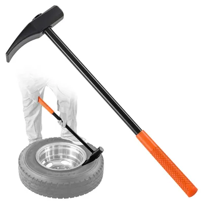 Zdjęcie produktu dla VEVOR Montownica do opon Ręczna montownica do opon Młotek do opon Uchwyt 81 cm Narzędzie do opon z klinem w kształcie dzioba kaczki do montażu i demontażu do napraw samochodów wszystkich typów pojazdów