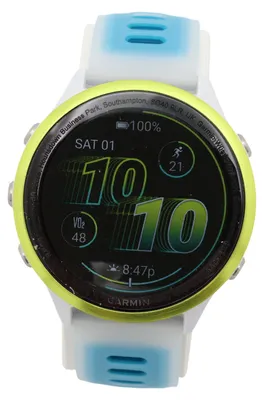 Produktbild von Garmin Forerunner 570, 3,56 cm (1.4"), AMOLED, Touchscreen, 8 GB, GPS, 50 g