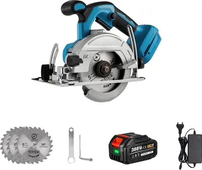 Produktbild von Kreissäge, bürstenloser Motor, verstellbarer Schnittwinkel, 1x3.0Ah Batterien Set