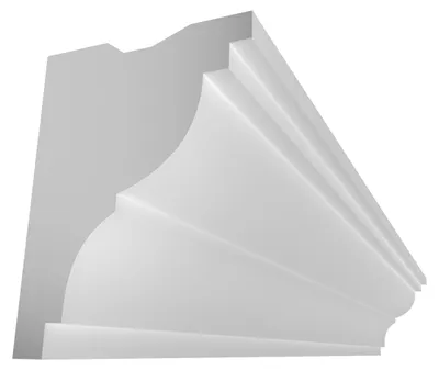 Zdjęcie produktu dla ELHARE Listwa sztukateryjna LED profil ścienny oświetlenie pośrednie profil LS20C - 120x90mm, 2m
