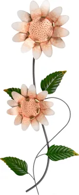 Produktbild von Wanddeko Blume Metall Wandbild Wandhänger Deko Figur Skulptur Bild Blüten Garten