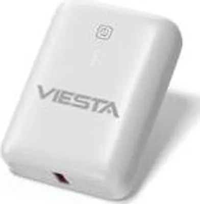 Produktbild von VIESTA® Mini Powerbank 9.000 mAh Weiß – kompakte 22,5 W Schnelllade-Powerbank mit PD 20W, USB-C Ein-/Ausgang, USB-A Ausgang, LED-Anzeige