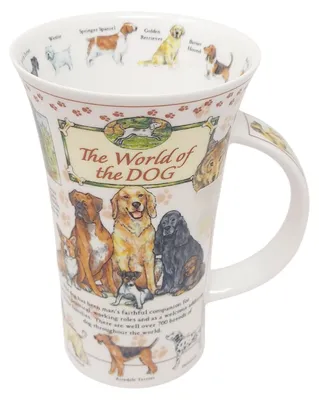 Produktbild von DUNOON Jumbobecher Glencoe World of the Dog Hunde 500ml Porzellan Formano