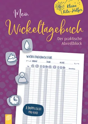 Obrázok produktu pre Mein Wickeltagebuch - der praktische Abreißblock