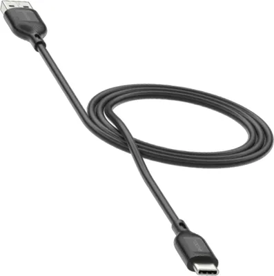 Produktbild von mophie essentials charging cables | 1M, 1 m, USB A, USB C, USB 2.0, Schwarz