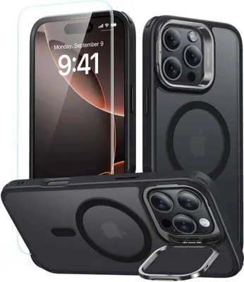 Produktbild von esr 4894240243749, Cover, Apple, Apple iPhone 16 Pro Max, Schwarz, Durchscheinend