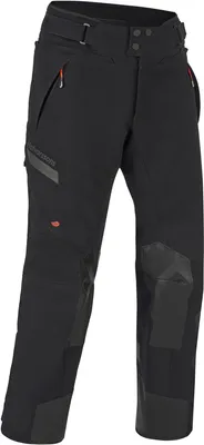Obrázok produktu pre Nepremokavé motocyklové textilné nohavice Halvarssons H80, čierna farba, veľkosť 56