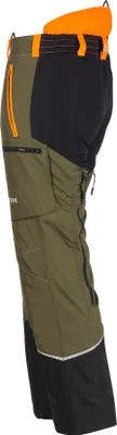 Produktbild von KOX Schnittschutzhose Mistral 3.0 Grün/Orange Größe 50 | Typ A | KWF-Standard