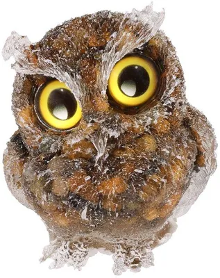 Produktbild von Handgeschnitzte 60cm hohe Kristall-Uil-Skulptur Dekoration
