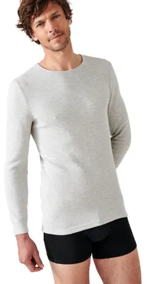 Productafbeelding van Damart Heren T-shirt met lange mouwen, thermische onderlaag - Tops, grijs