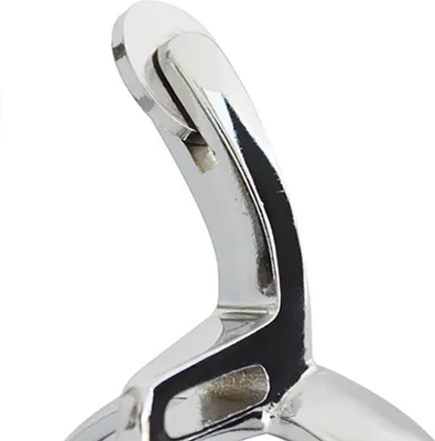 Produktbild von Hispano Hipica Brass Country Long Neck Inward Curve Flat Rowel Sporen Silber Silber One Size