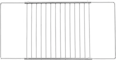 Produktbild von ICQN Universal Gitter, Ausziehbar von 37,5-60 cm Backofenrost, Verstellbar Ofengitter für Backofen, Backofengitter, Grill, Grillrost, Backrost, Gitterrost, Verchromt Backgitter