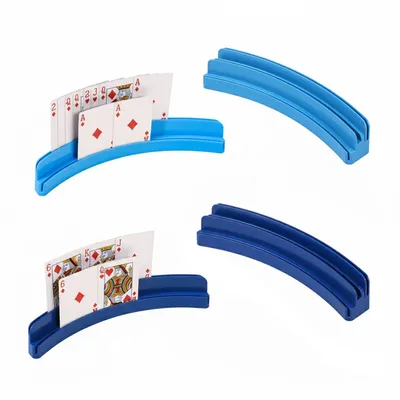 Produktbild von ShopWise Kartenhalter Set 4 Stück | Kartenständer für Spielkarten | Praktische Kartenhalter für Poker, UNO & Gesellschaftsspiele | Mehr Übersicht beim