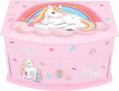 Produktbild von TOPModel Schmuckkästchen elegant mit Einhorn für Mädchen