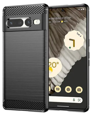 Obrázok produktu pre Techsuit Carbon Silicone puzdro pre Google Pixel 7 Pro – čierne