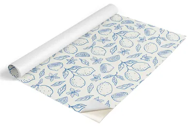 Produktbild von Tulup Möbelfolie - Klebefolie Möbel - Selbstklebende Folie 65x130 cm - Möbelfolie Schrank - Folie für Möbel - Möbelfolie Küche - Wasserdicht - Abwaschbar - Selbstklebend - Luftblasenfrei - Zitrusmuster