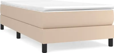 Produktbild von "Winterschlussverkauf "Boxspringbett/Bettrahmen - CLORIS - Einzelbett -gestell Cappuccino-Braun 90x190 cm - Einfache Montage -  Kunstleder - DEMöbel8517819
