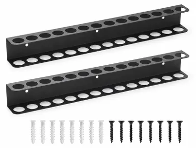 Werkzeugwandhalter Metall 14 Löcher 2 Stück Schraubendreherhalter