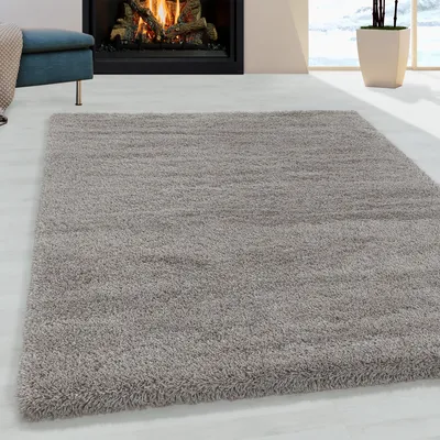 Zdjęcie produktu dla Ayyildiz | Dywan Shaggy Fluffy Super Soft - 120 cm x 170 cm - Beżowy - Antyalergiczny i Komfortowy
