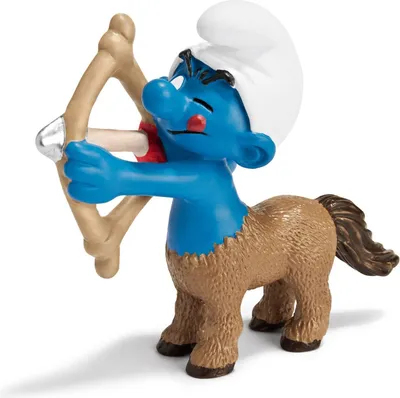 Produktbild von schleich Schütze, 3 Jahr(e), The Smurfs, Blau, Braun, Kunststoff