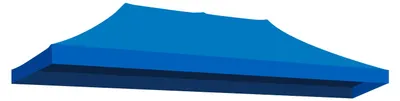Produktbild von Abdeckhaube før 3x6m Pavillon. Ersatzbezug aus PVC-beschichtetem Oxford-Gewebe. Wasserdicht und UV-bestøndig. Blaue Farbe