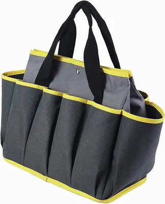 Produktbild von Famanu Werkzeug Organizer Tasche mit mehreren Fächern und stabilem Metallrahmen - 40 cm