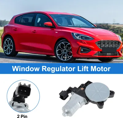 Image de Moteur Lève-Vitre Pour Vitre Avant Gauche, Vitre Arrière Gauche, Vitre Avant Droite, Vitre Arrière Droite Pour Ford Focus 2012-2018 No.742288 2 Broches Moteur Lève-Vitre Voiture