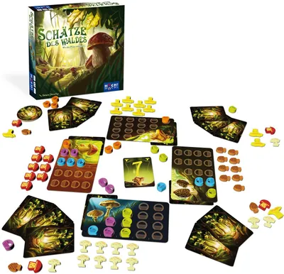 Produktbild von HUCH! Schätze des Waldes Familienspiel, Neuauflage