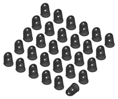 Productafbeelding van Vingerbeschermers - 30 stuks - Voor vingertoppen - Siliconen - Zwart