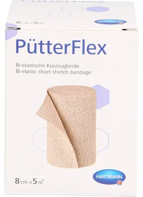 Produktbild von Pütter Flex Binde 8 cm x 5 m, 1 St. Packung