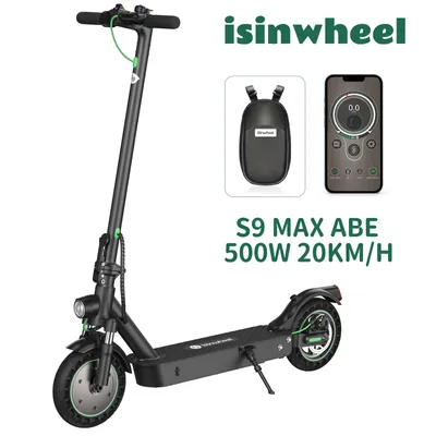 Produktbild von S9 Max (ABE‑) Erwachsenen‑intelligenter E‑Tretroller, 500W Motor, 42V 10Ah Akku, 20 km/h Höchstgeschwindigkeit, E‑ABS‑Elektrobremse,120kg