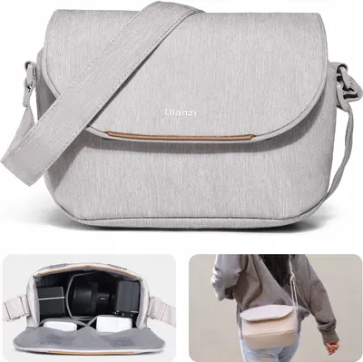 Produktbild von Kameratasche, Umhängegurtsystem ULANZI für Kamera, Smartphone / F01 / Beige
