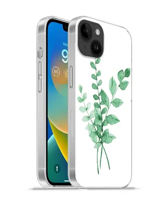 Produktbild von MuchoWow® Handyhülle Schutzhülle Hülle für Apple iPhone 14 Plus - Soft case Aquarelle - Blätter - Pflanzen Silikon Softcase Handy Hülle - Abbildung