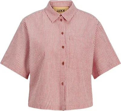 Produktbild von Jack & Jones Windy Seersucker Jjxx Kurzarmhemd Rosa XS Damen Rosa XS