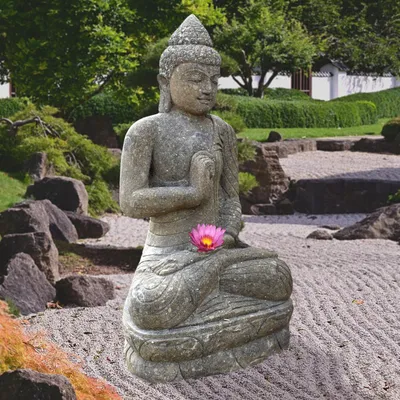 Produktbild von Buddha Figur Ongole 70 x 60 x 100 cm