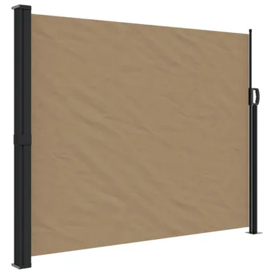 Image de Auvent latéral rétractable taupe 160x600 cm