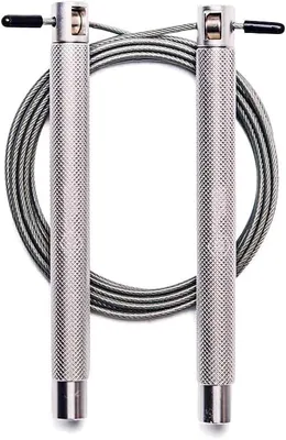 Image de Corde à sauter réglable, poignée en aluminium, pour le fitness