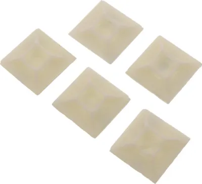 Obrázok produktu pre Lepiaca základňa JMP držiak káblovej pásky 27x27 5 kusov