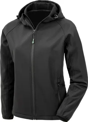 Produktbild von Result Genuine Recycled Women´s Recycled 3-Layer Printable Hooded Softshell Jacket