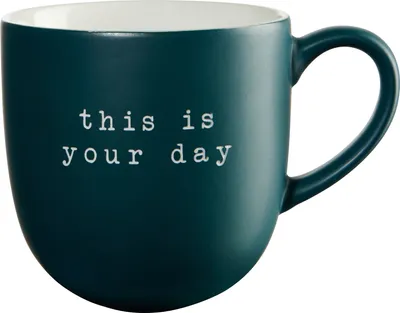 Produktbild von ASA Selection Hey! Henkelbecher, Tasse, Kaffeebecher, Teetasse, New Bone China, This is your day, 350 ml, 17075277