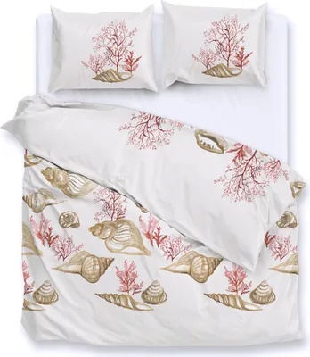 Produktbild von ZO!Home Guscio Dbo 200 Beige Bettwäsche 1 x Bettbezug 200x220 + 2 x Kopfkissenbezug 70x60 Beige Maritim natur