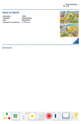 Immagine prodotto di Ravensburger Puzzle Viel Zu Tun Auf Der Baustelle, Kinderpuzzle, Legespiel, Kinder Spiel, Puzzlespiel, Inklusive Mini-Poster, 2 x 24 Teile, 07800 4