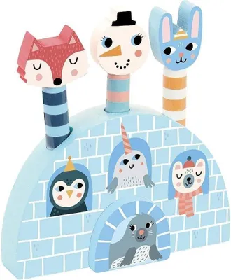 Produktbild von Spielzeugfuchs - Blau und weiß - Klein