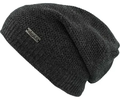 Imagen del producto de Gorro de punto Eisglut modelo Zina con forro de polar, color gris, talla única