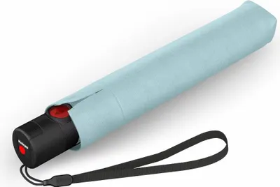 Produktbild von Knirps U.200 Duomatic Regenschirm Taschenschirm Schirm sturmfest ice blau