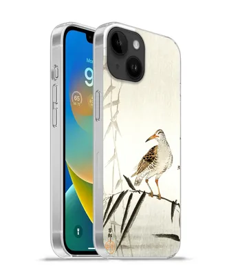 Produktbild von MuchoWow® Handyhülle Schutzhülle Hülle für Apple iPhone 14 - Softcase Vogel - Tiere - Zweig - Vintage Silikon Softcase Handy Hülle - Mobiltelefonhülle